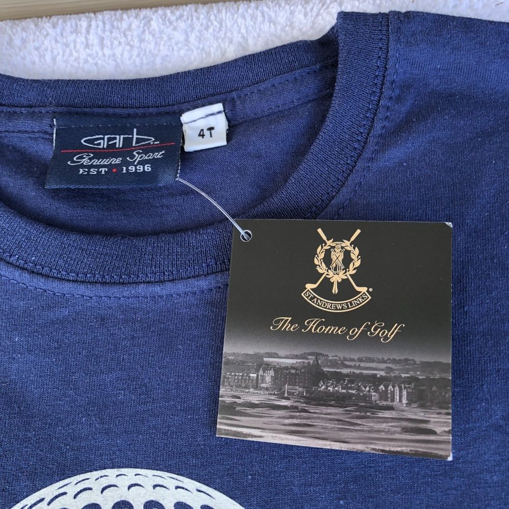 Garb Genuine Sport Kids T-Shirt The old Course St Andrews Scotland Sz 4T - Picture 5 of 9
